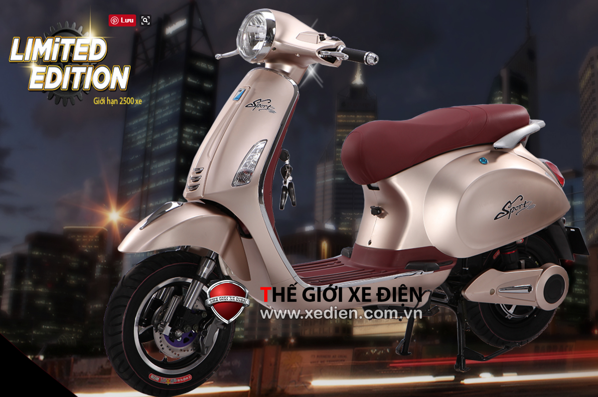 Xe điện Vespa Dibao chinh phục trái tim người dùng