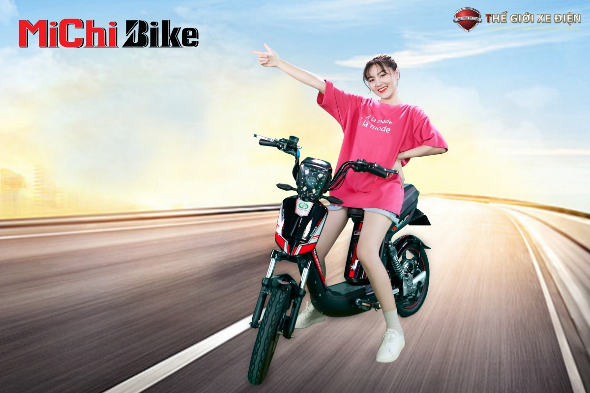 xe đạp điện MiChi Cap A phanh đĩa xe đạp điện MiChi Cap A phanh đĩa