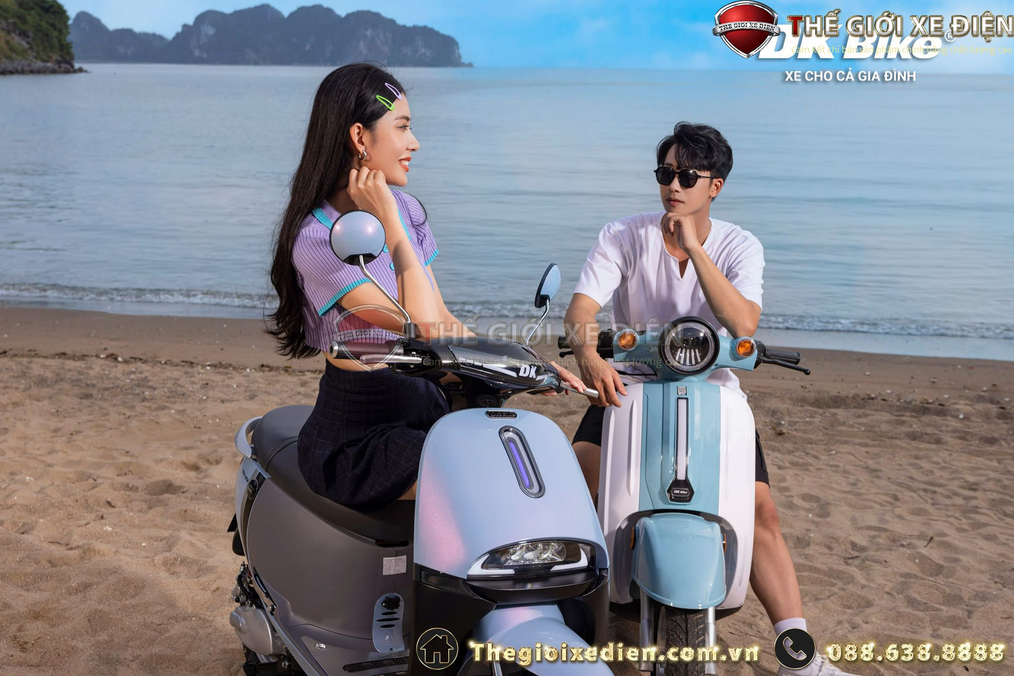 Xe Máy Điện DK Roma Lite với 2 tùy chọn siêu thời trang Xe Máy Điện DK Roma Lite với 2 tùy chọn siêu thời trang
