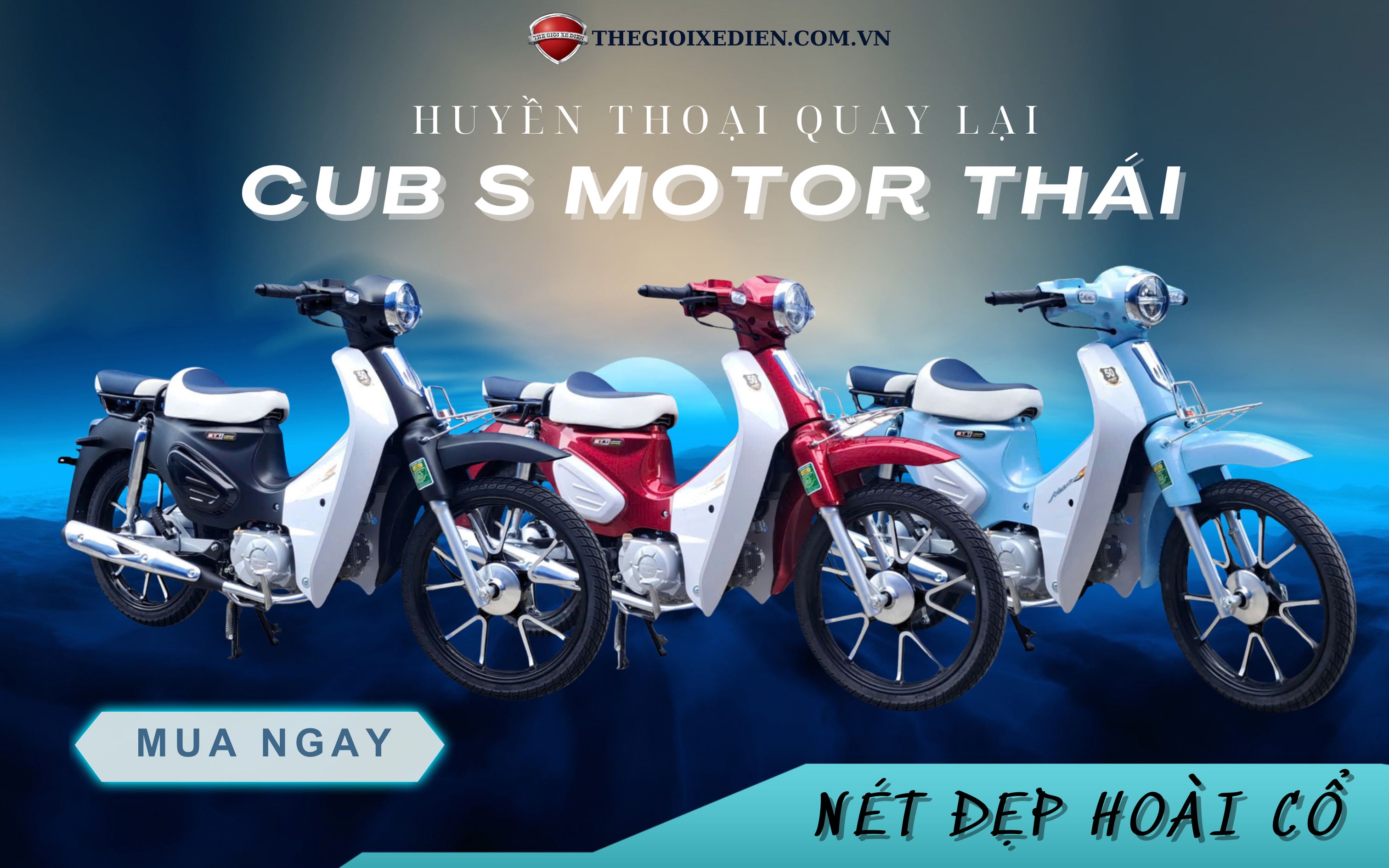 Xe Cub 50cc cổ điển giá rẻ