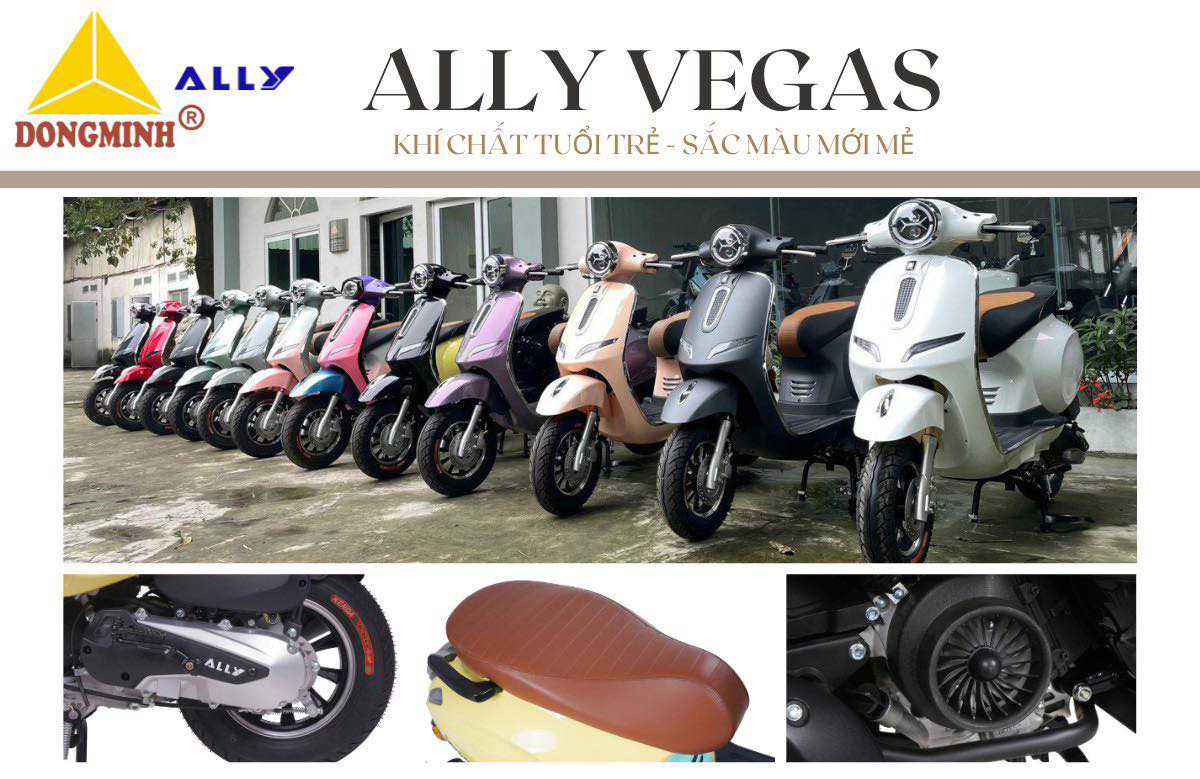 Xe Ga 50cc Ally Vegas Thế hệ mới Xe Ga 50cc Ally Vegas Thế hệ mới