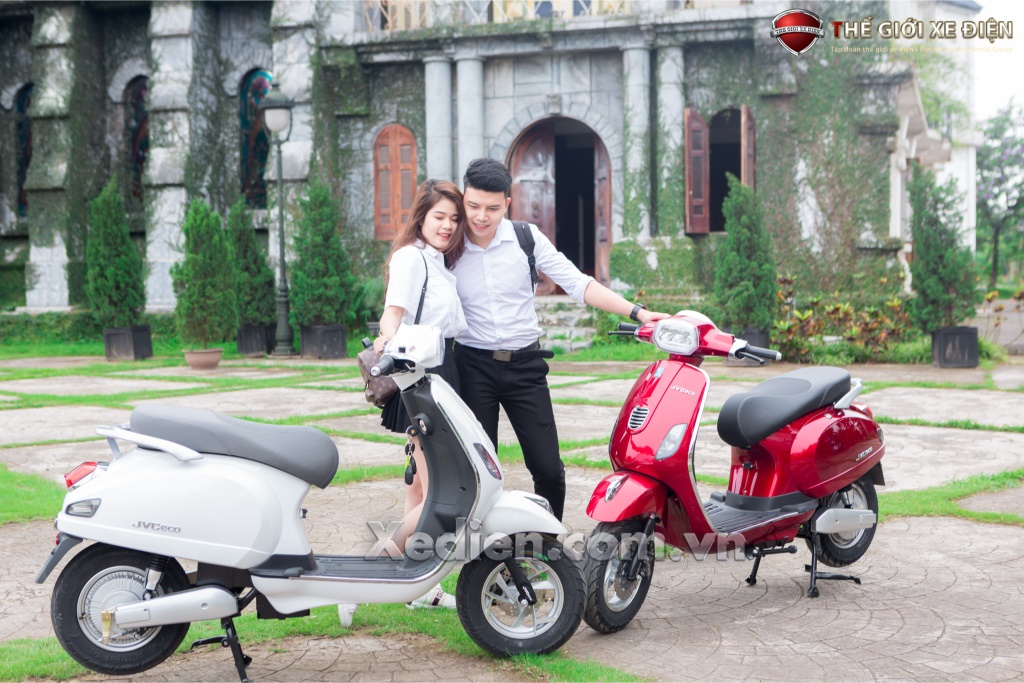 JVC Vespas 2019 đèn vuông - mẫu xe máy điện 