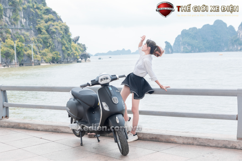 JVC Vespas 2019 đèn vuông - mẫu xe máy điện 