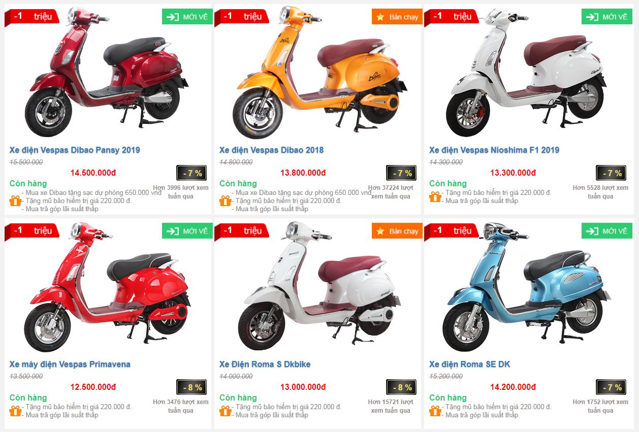 Những mẫu xe máy điện dành cho nữ giới xe-may-dien-cho-nu-gioi