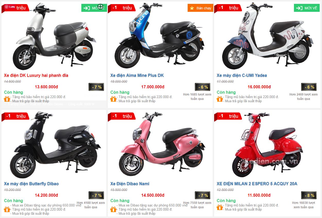 Những mẫu xe máy điện dành cho nữ giới xe-may-dien-cho-nu-gioi